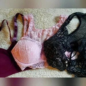 SOLD Victoria's secret bras. Med, Small,  36b